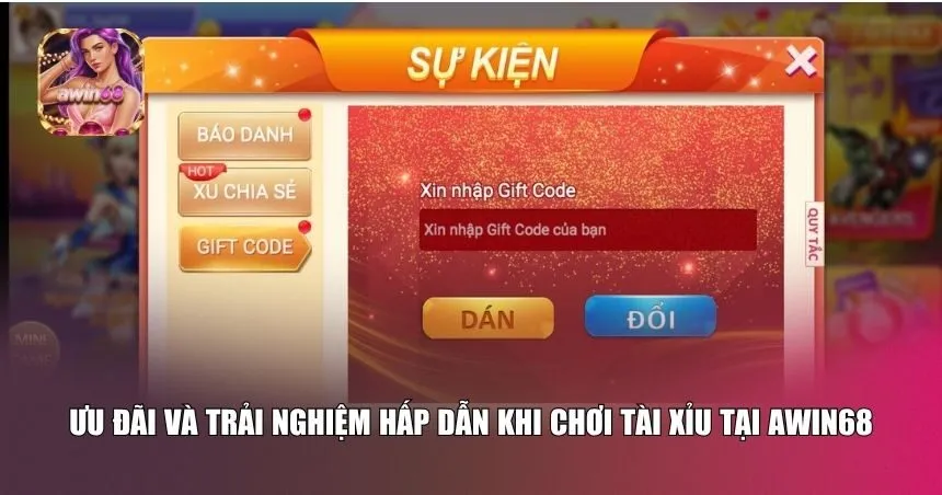 Ưu đãi và trải nghiệm hấp dẫn khi chơi tài xỉu tại Awin68